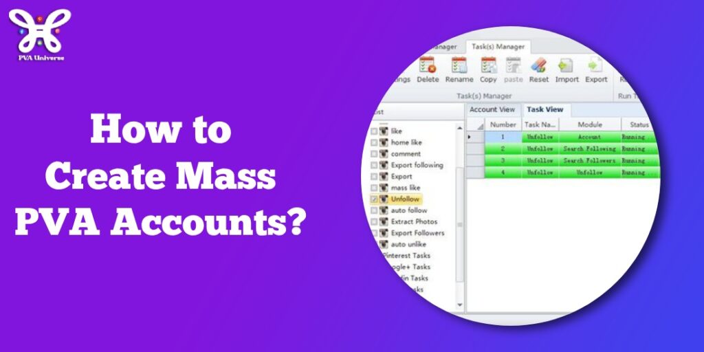 how to create mass pva accounts