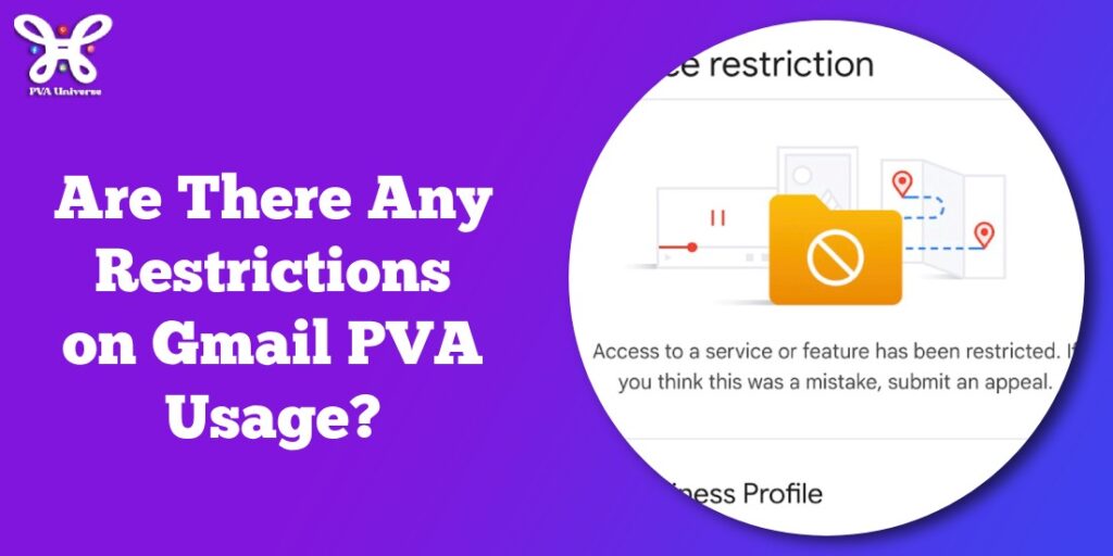 Are There Any Restrictions on Gmail PVA Usage: Guide in 2024
